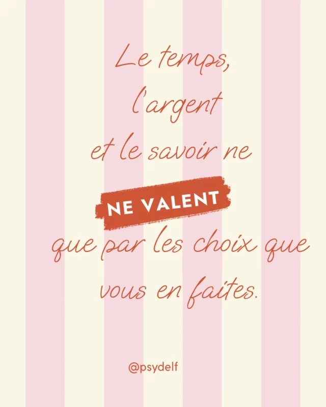 On parle souvent de trois ressources : le temps, le savoir et l’argent.L’idée reçue est qu’il suffit d’en utiliser deux pour obtenir la troisième.  C’est séduisant, mais simpliste.En réalité, ces ressources ne s’échangent pas toujours aussi aisément.Le **temps** est irrécupérable, le **savoir** se construit plutôt qu’il ne s’achète, et **l’argent** ne peut compenser tout.La véritable question n’est donc pas : « Qu’est-ce que j’ai ? », mais plutôt : « Qu’est-ce que je fais de ce que j’ai ? ».Certaines personnes, malgré des ressources limitées, avancent avec précision.D’autres, au contraire, disposent de beaucoup mais s’éparpillent.Au final, ce n’est pas une question de quantité, mais de lucidité.Apprendre à *investir son temps,* à *choisir où placer son attention* et à * accepter que tout ne peut pas être optimisé simultanément*, voilà ce qui fait la différence.Le changement ne s’opère pas lorsque l’on cherche à tout gagner, mais lorsque l’on cesse de tout disperser.#psychologie #developpementpersonnel #mindset #clarte #stratégie