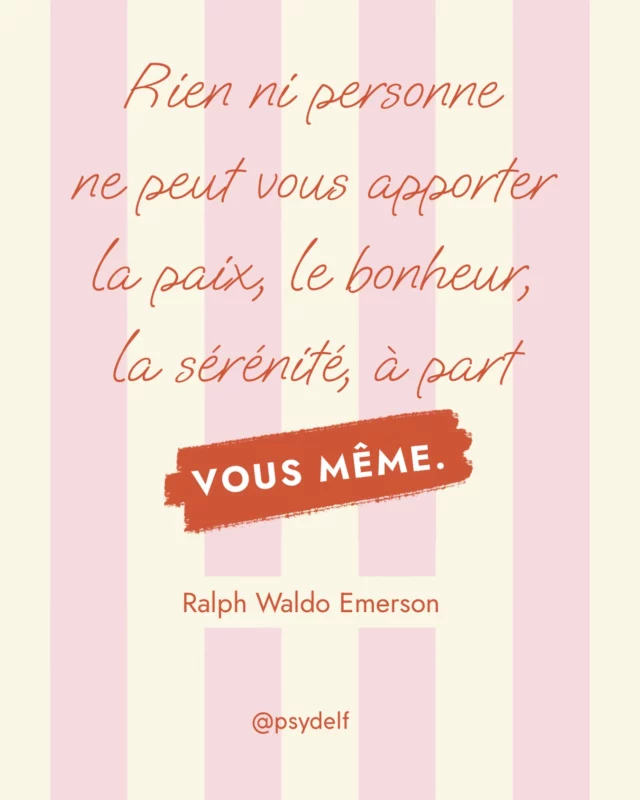 Parfois, le problème ce n’est pas qu’il manque du bonheur. C’est qu’on n’arrive plus à le sentir parce qu’on en a une vision utopiste et erronée.Pour moi, un suivi réussi permet au patient de s’apaiser, de prendre de la distance par rapport aux problèmes qui se présentent sur son chemin et d’être en mesure d’être plus heureux.#introspection #developpementpersonnel #paixinterieure #responsabilite #psychologie